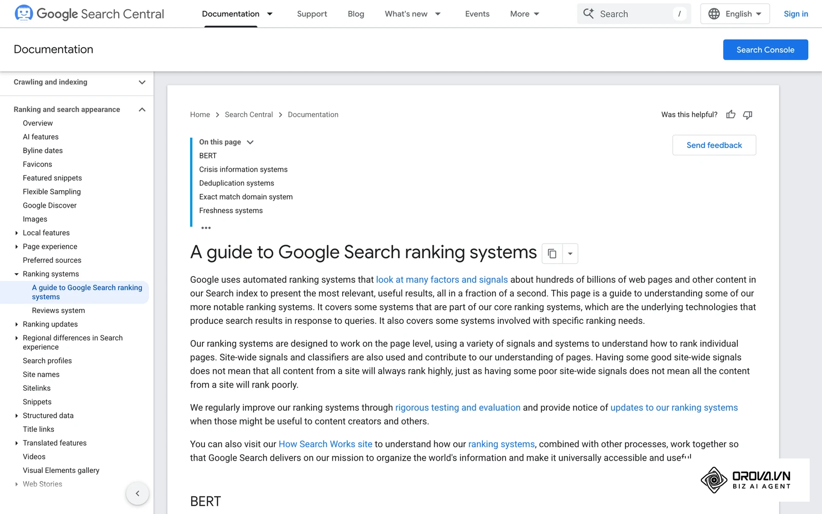 Google's guide to its ranking systems explains why visibility KPIs can shift without any change on your site.