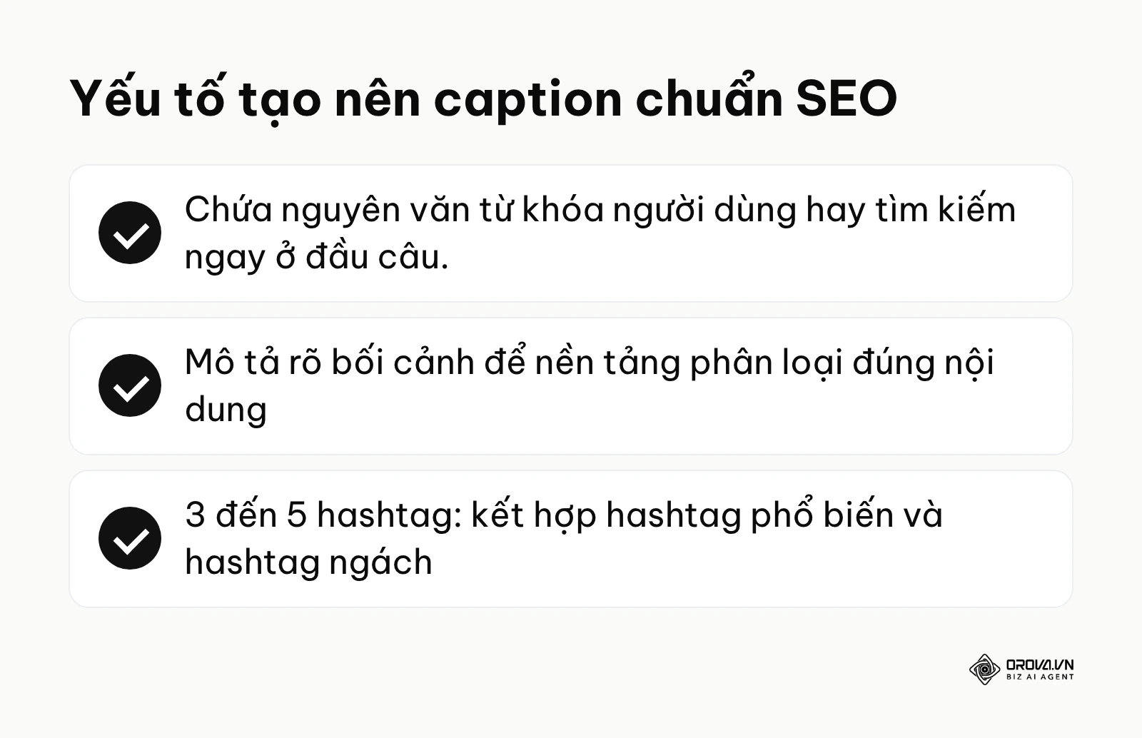 Danh sách các yếu tố cần có để viết một đoạn mô tả video tối ưu cho công cụ tìm kiếm của nền tảng