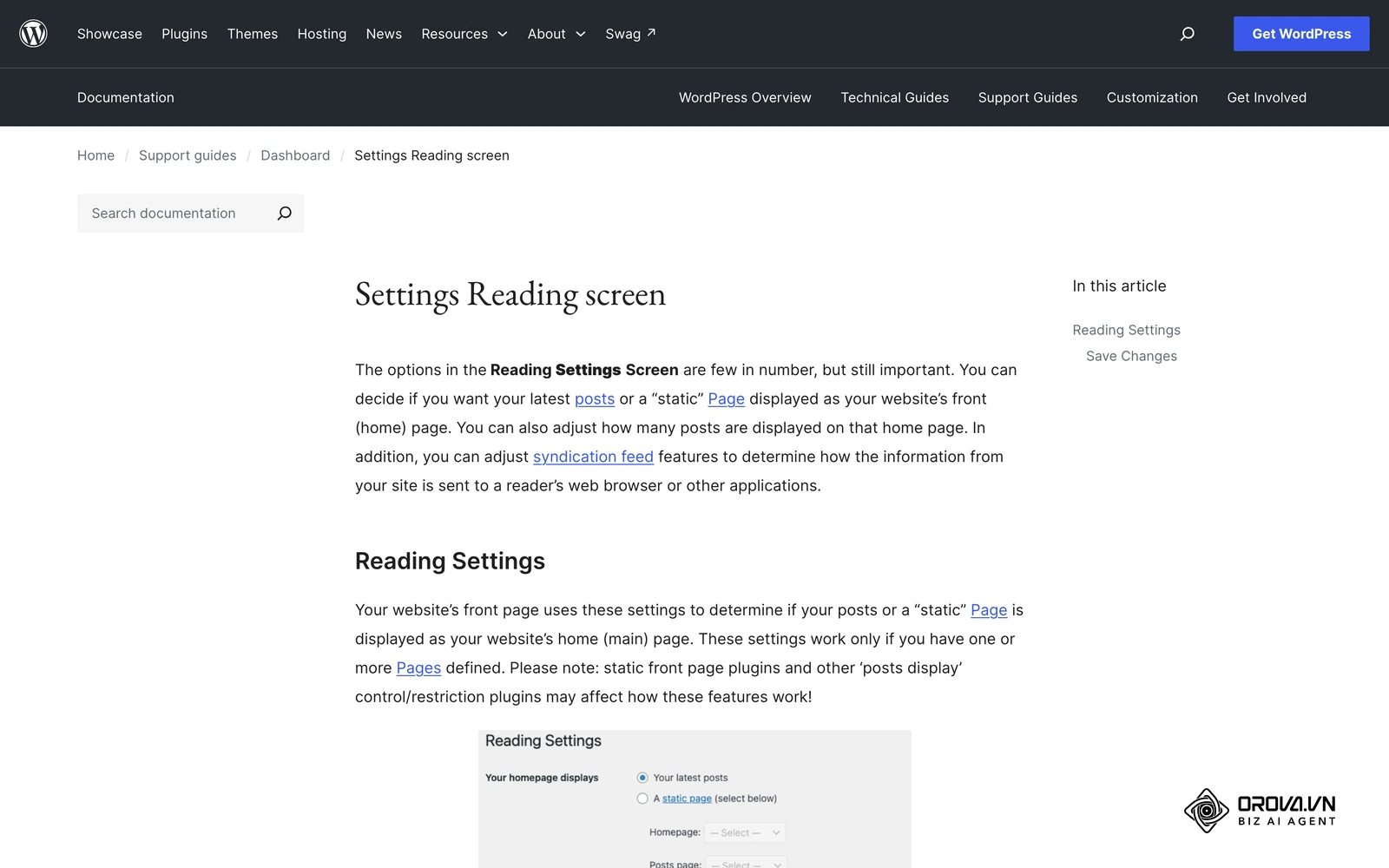 The WordPress Reading Settings screen holds the search engine visibility option.