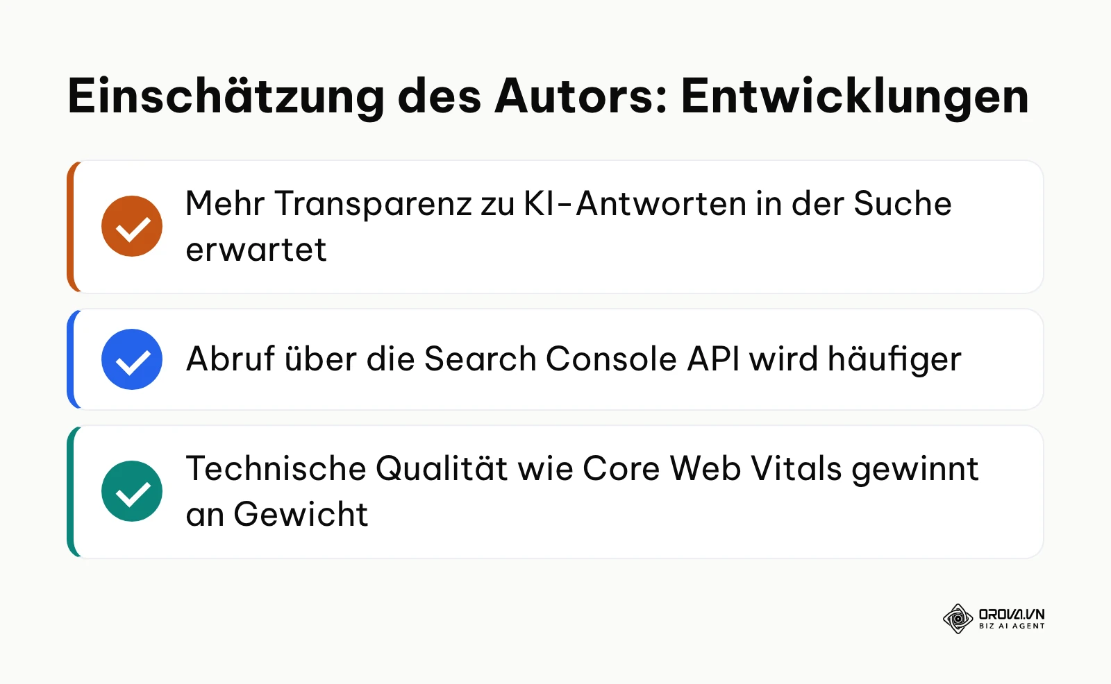 Zukunftstrends und strategische Handlungsfelder für die Google Search Console.