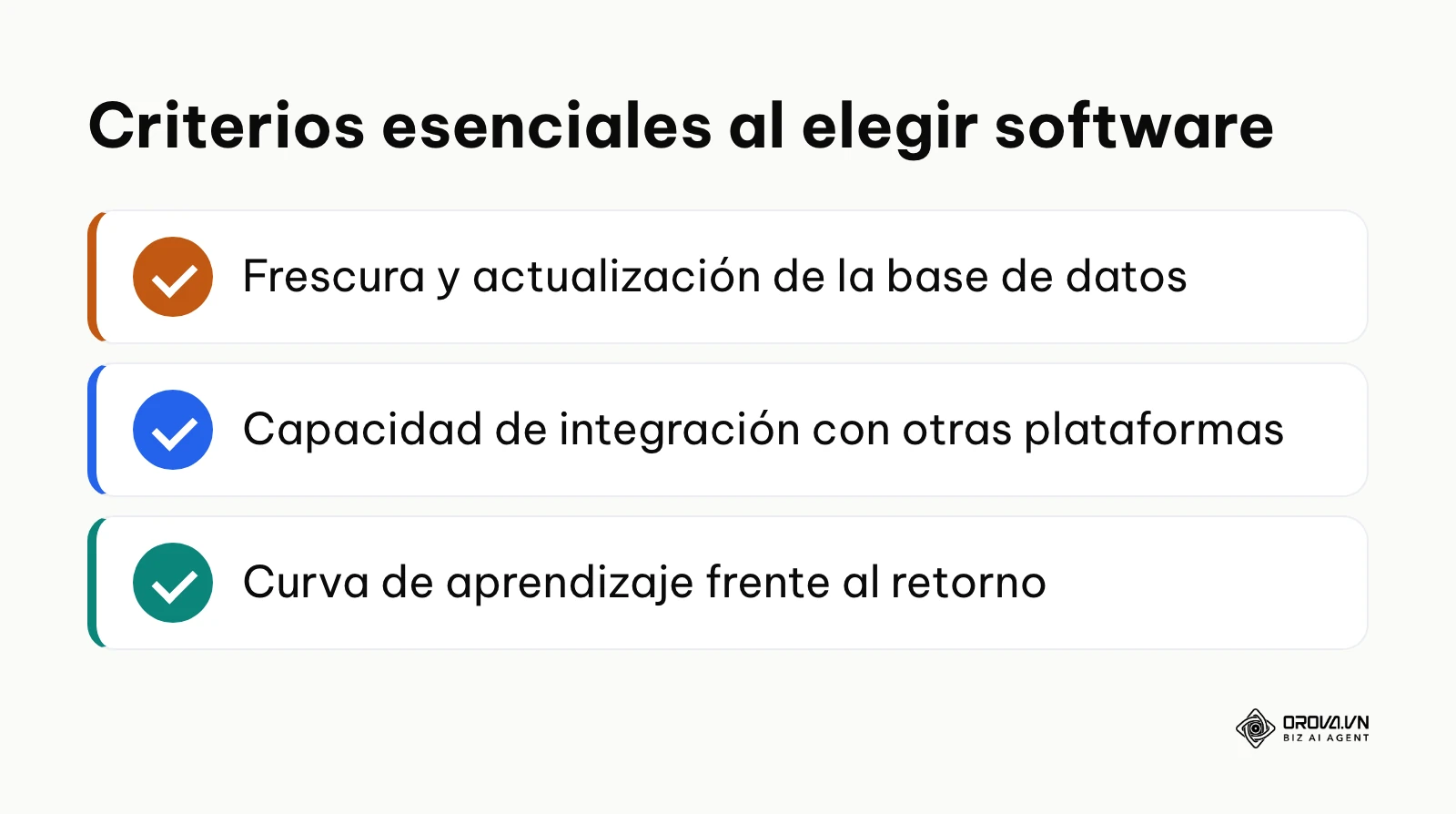 Lista de criterios para elegir herramientas SEO