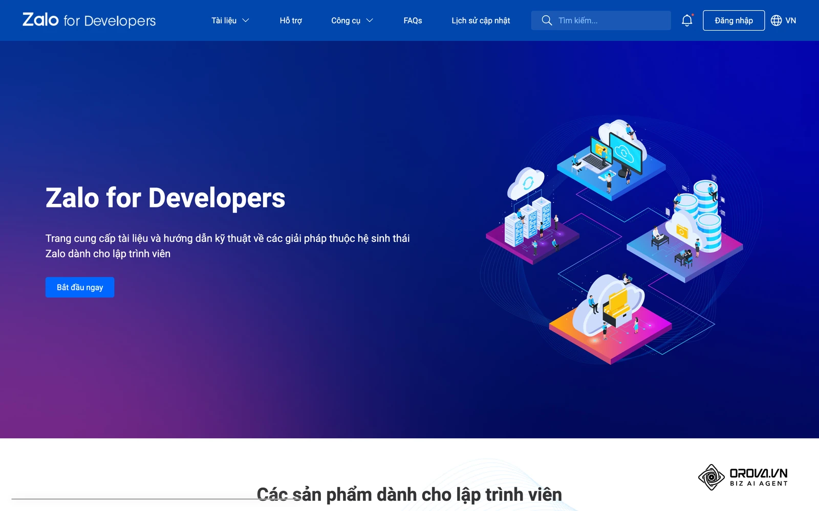 Zalo for Developers hosts the official documentation for Official Account tools and APIs.