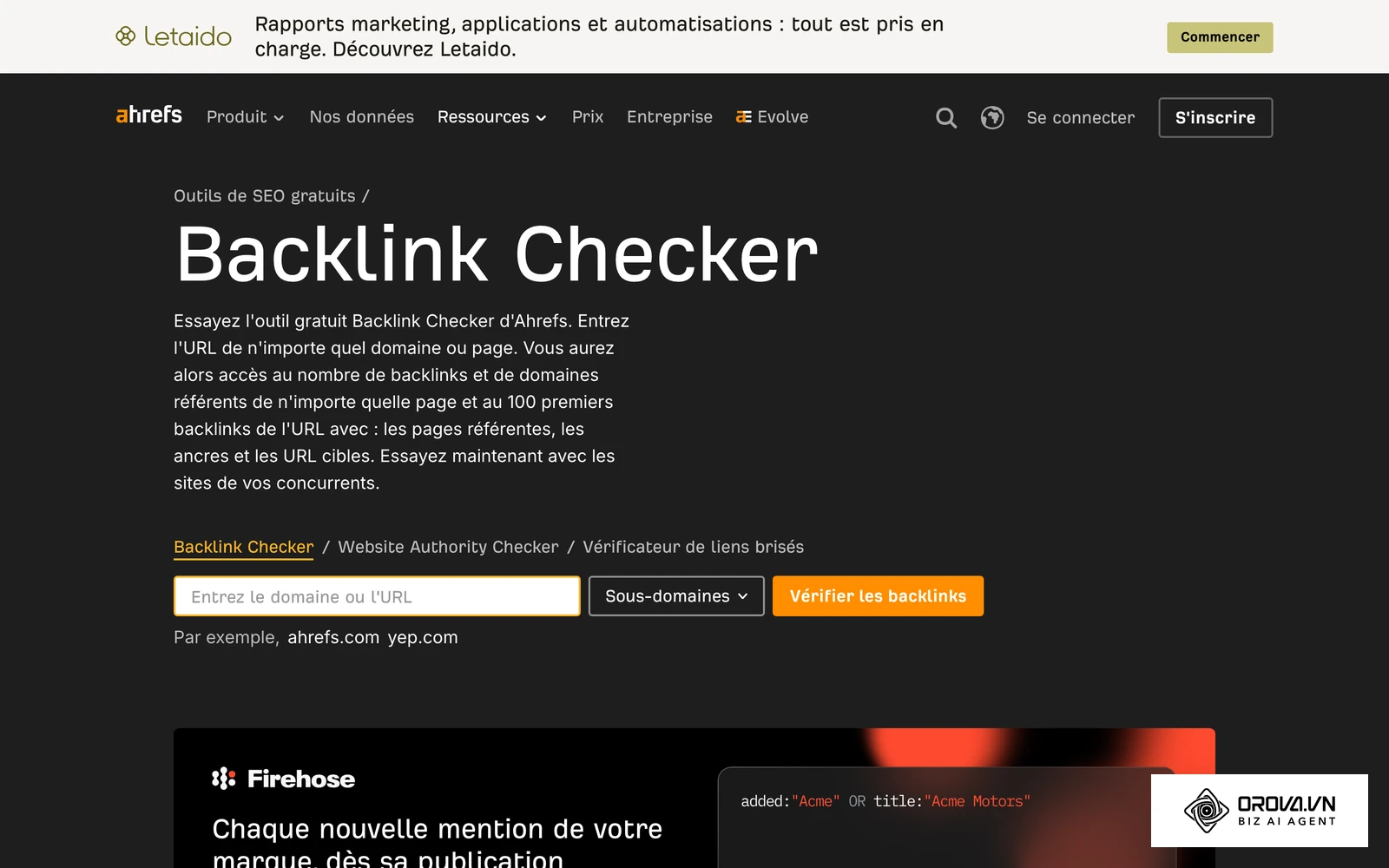Les outils d'analyse de backlinks gratuits permettent d'identifier les domaines référents de vos adversaires.