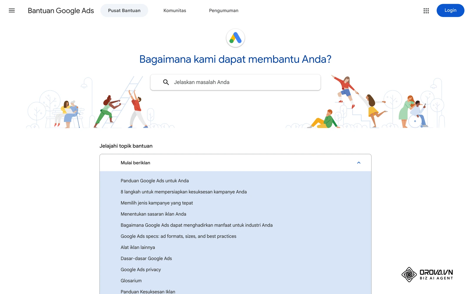 Pusat Bantuan Google Ads berbahasa Indonesia: tempat resmi mencari panduan membuat akun, kampanye, penagihan, dan konversi.