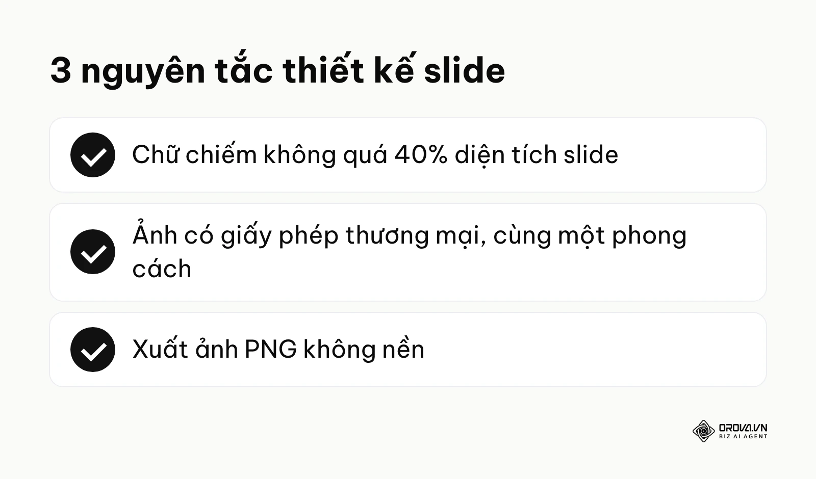 Ba nguyên tắc thiết kế slide cho bài giảng E-learning