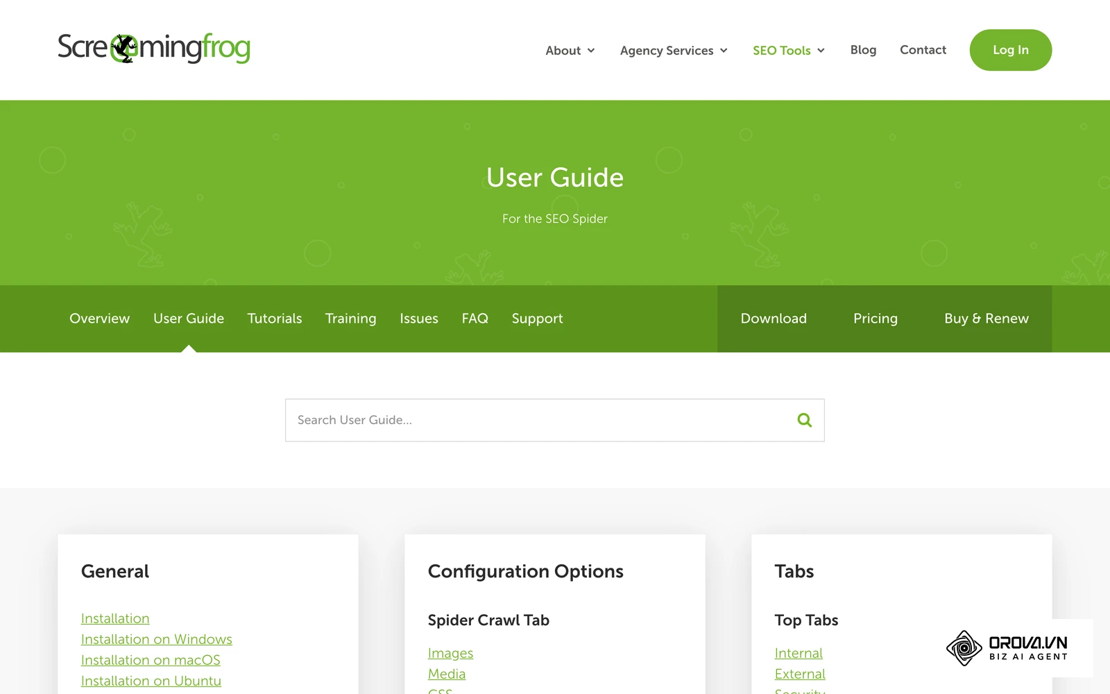 The Screaming Frog SEO Spider user guide explains how to run the crawl used to build your URL list.