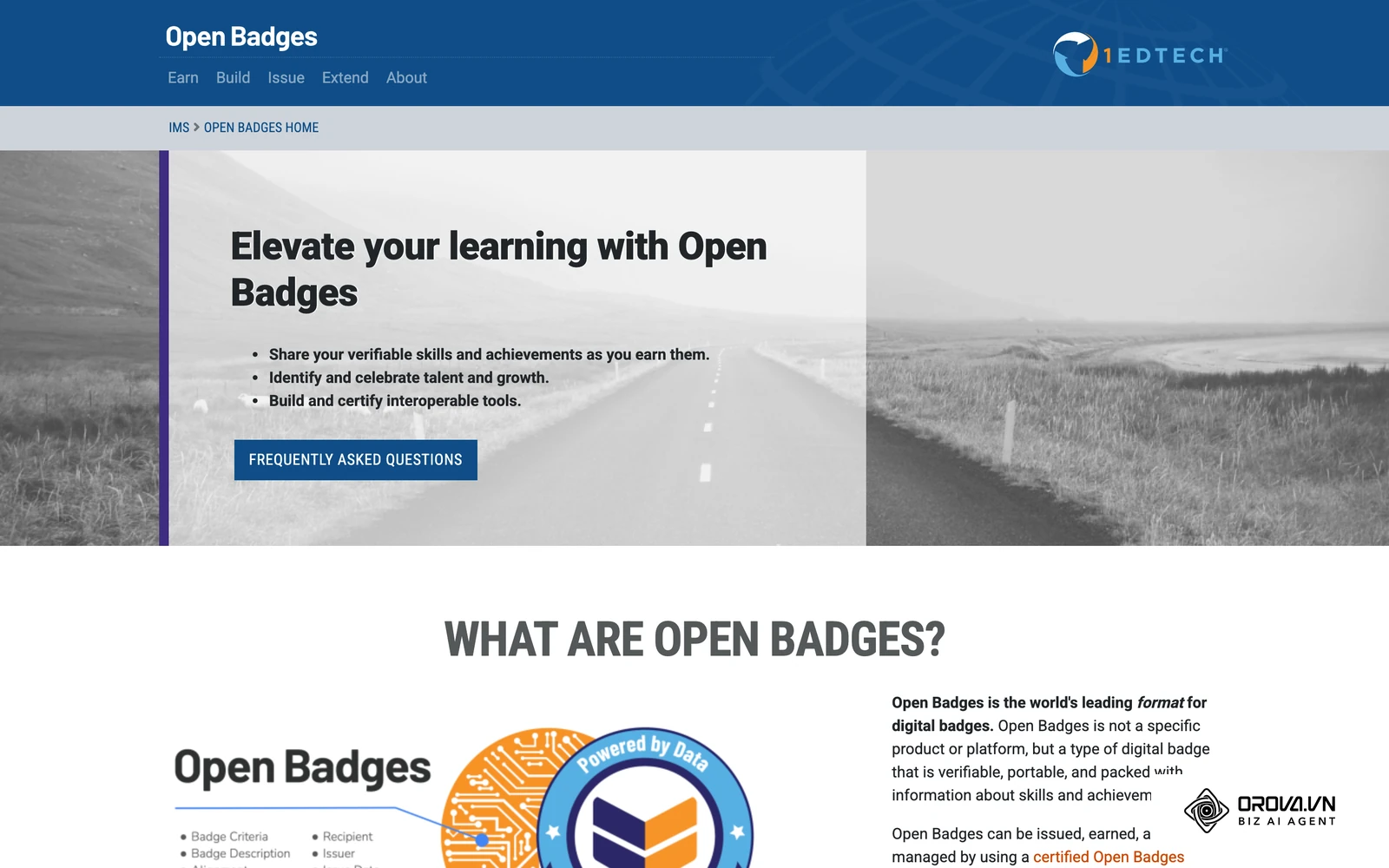 Open Badges is a standard for portable, verifiable digital credentials.