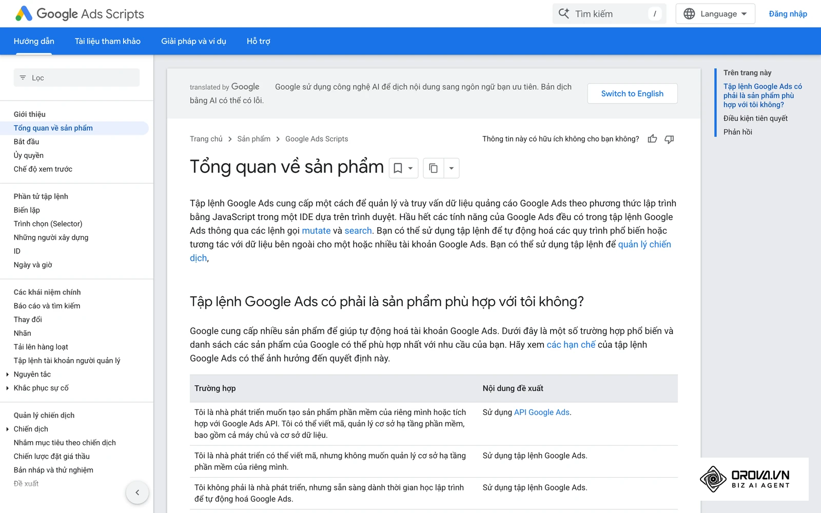 Google Ads Scripts cho phép tự động xuất báo cáo và rà soát từ khoá ở tài khoản lớn.