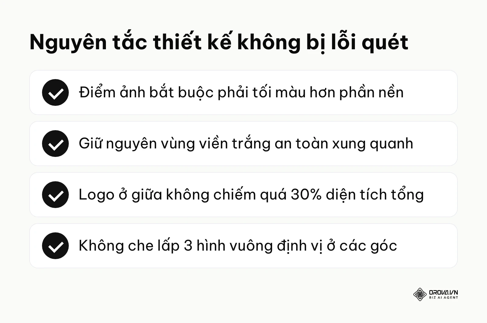 Nguyên tắc thiết kế quan trọng về độ tương phản vùng an toàn và chèn logo
