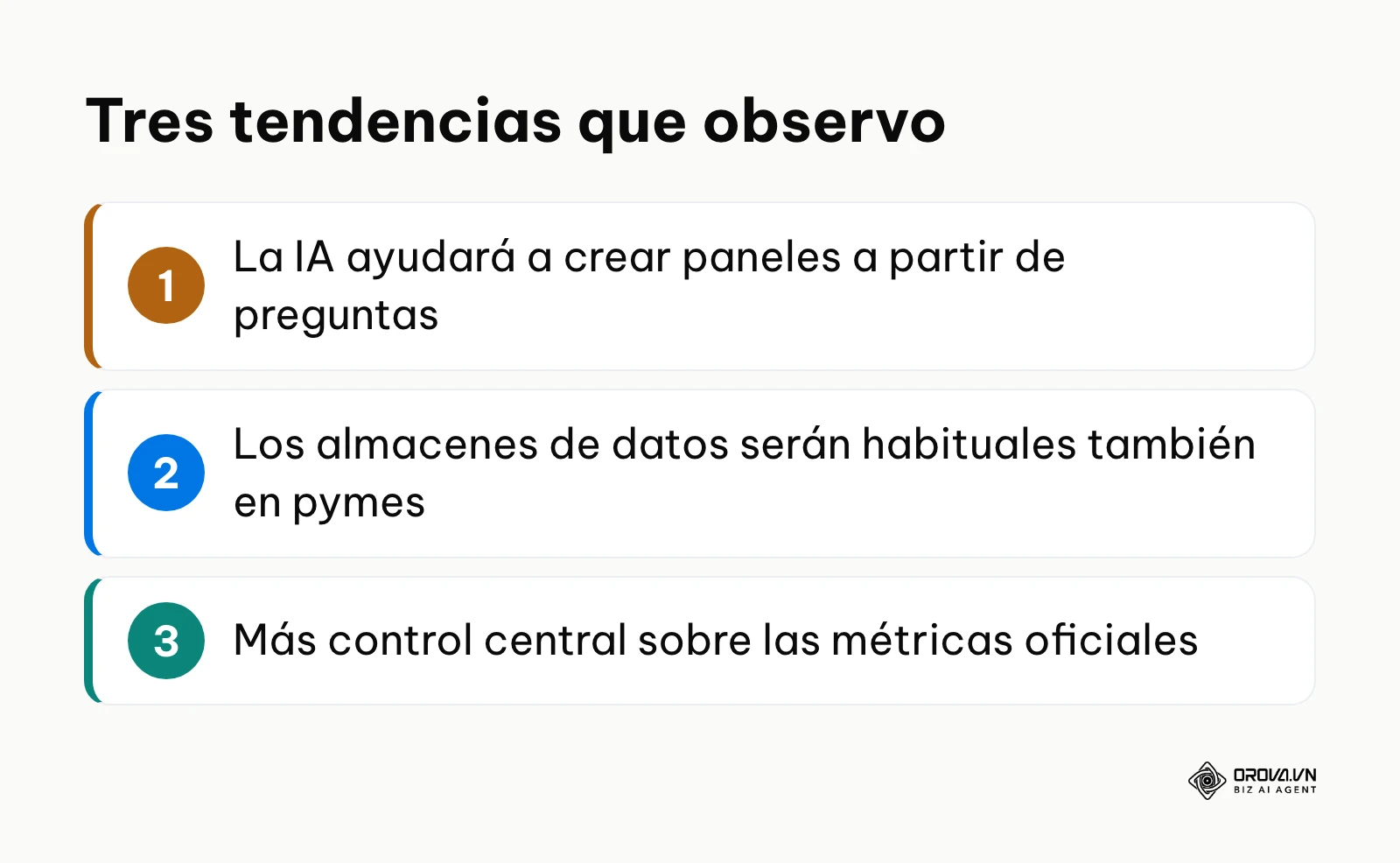 Resumen de tres tendencias de la visualización de datos