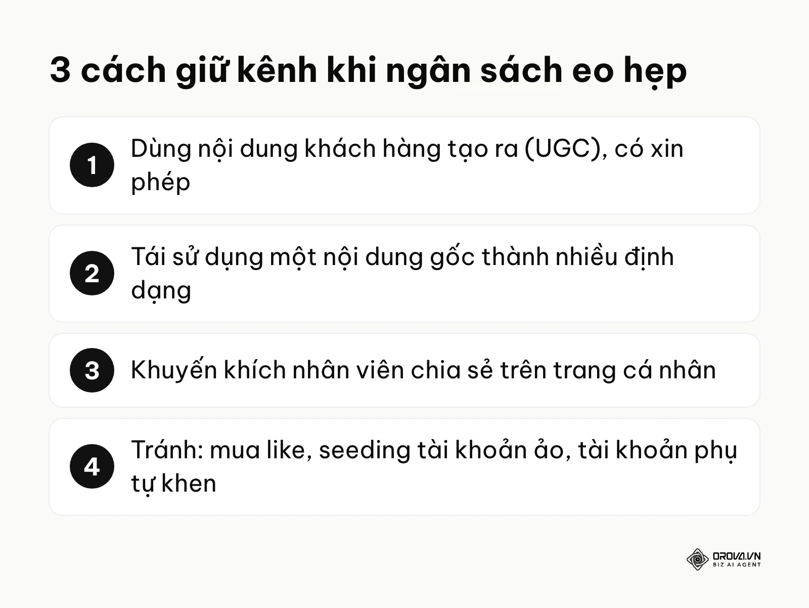 Ba cách quản lý mạng xã hội khi ít ngân sách và một điều cần tránh