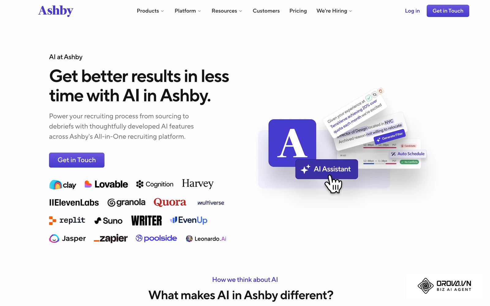ໜ້າຄຸນສົມບັດ AI ຂອງ Ashby: ປຸ່ມ AI Assistant ຊ່ວຍສະຫຼຸບຂໍ້ມູນຜູ້ສະໝັກ, ຕັ້ງຕົວກອງ ແລະ ນັດເວລາສຳພາດໃນລະບົບສັນຫາ