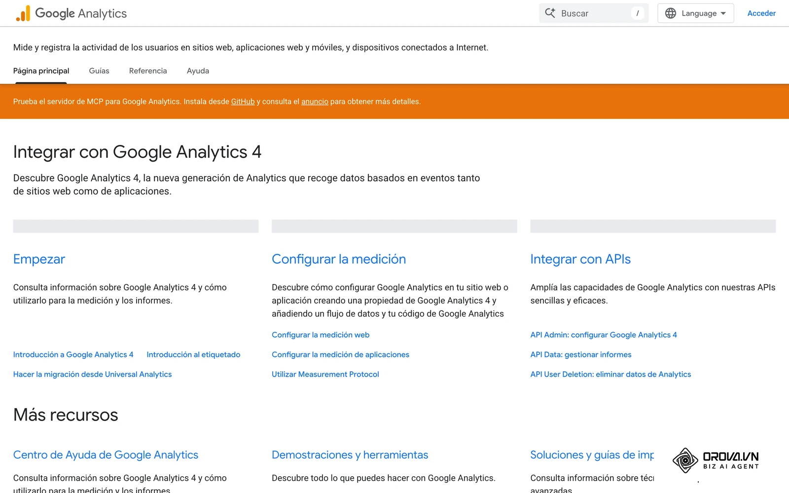 La documentación oficial de Google Analytics sirve de referencia para medir la atribución de cada pieza.