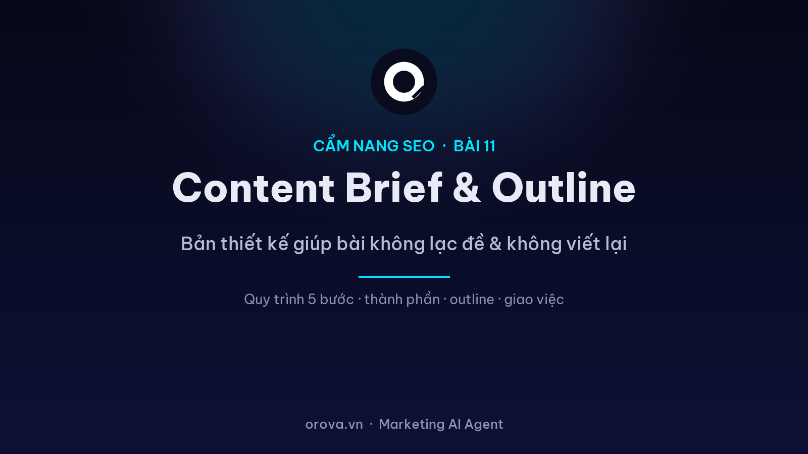 Content Brief: Bản Thiết Kế Giúp Bài Viết Không Lạc Đề Và Không Phải Viết Lại
