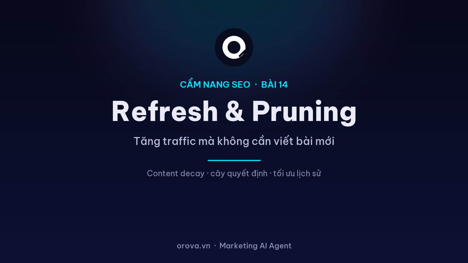 Content Refresh & Pruning: Cách Tăng Traffic Mà Không Cần Viết Bài Mới