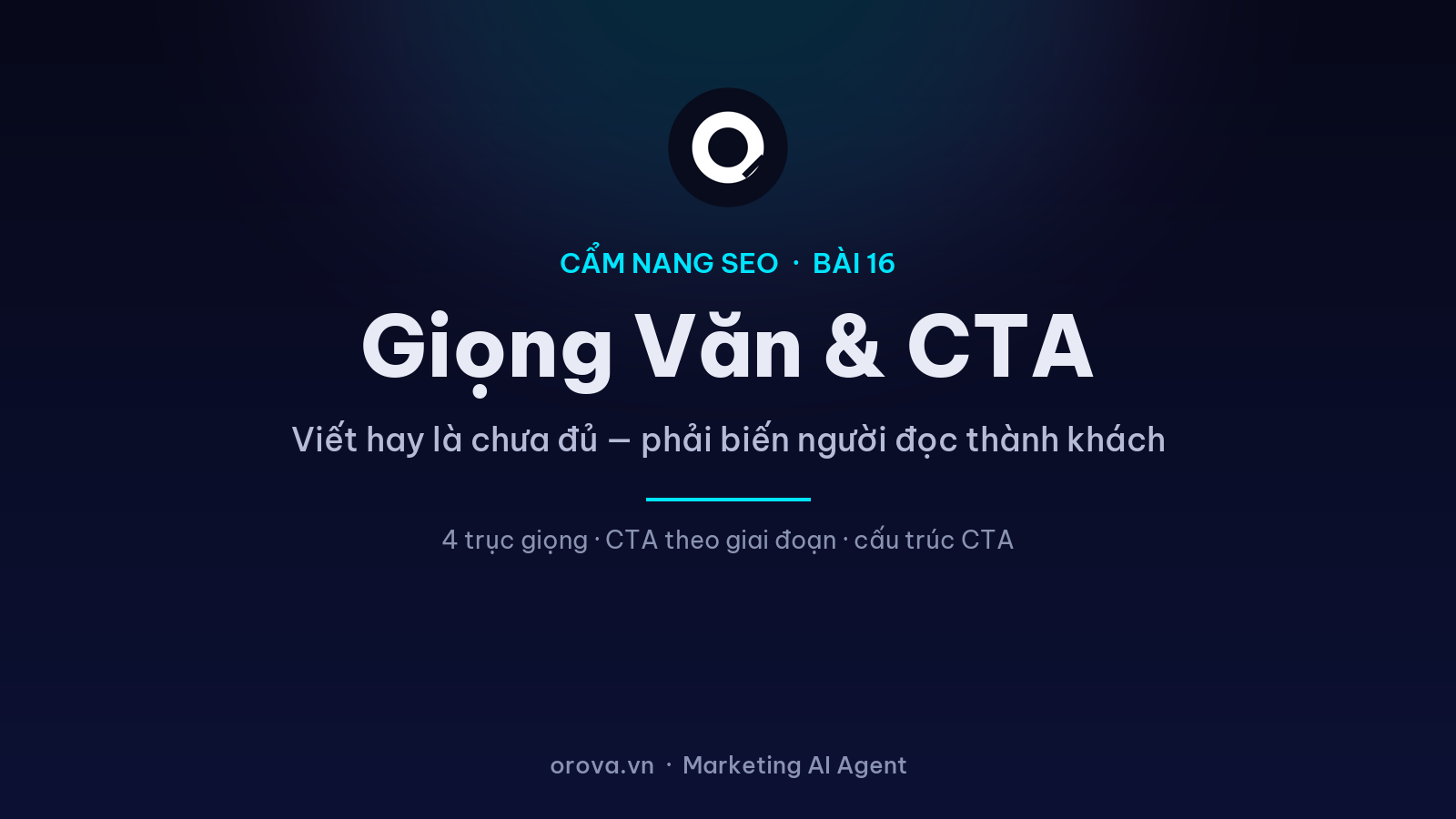Tone of Voice & CTA: Viết Hay Là Chưa Đủ — Phải Biến Người Đọc Thành Khách