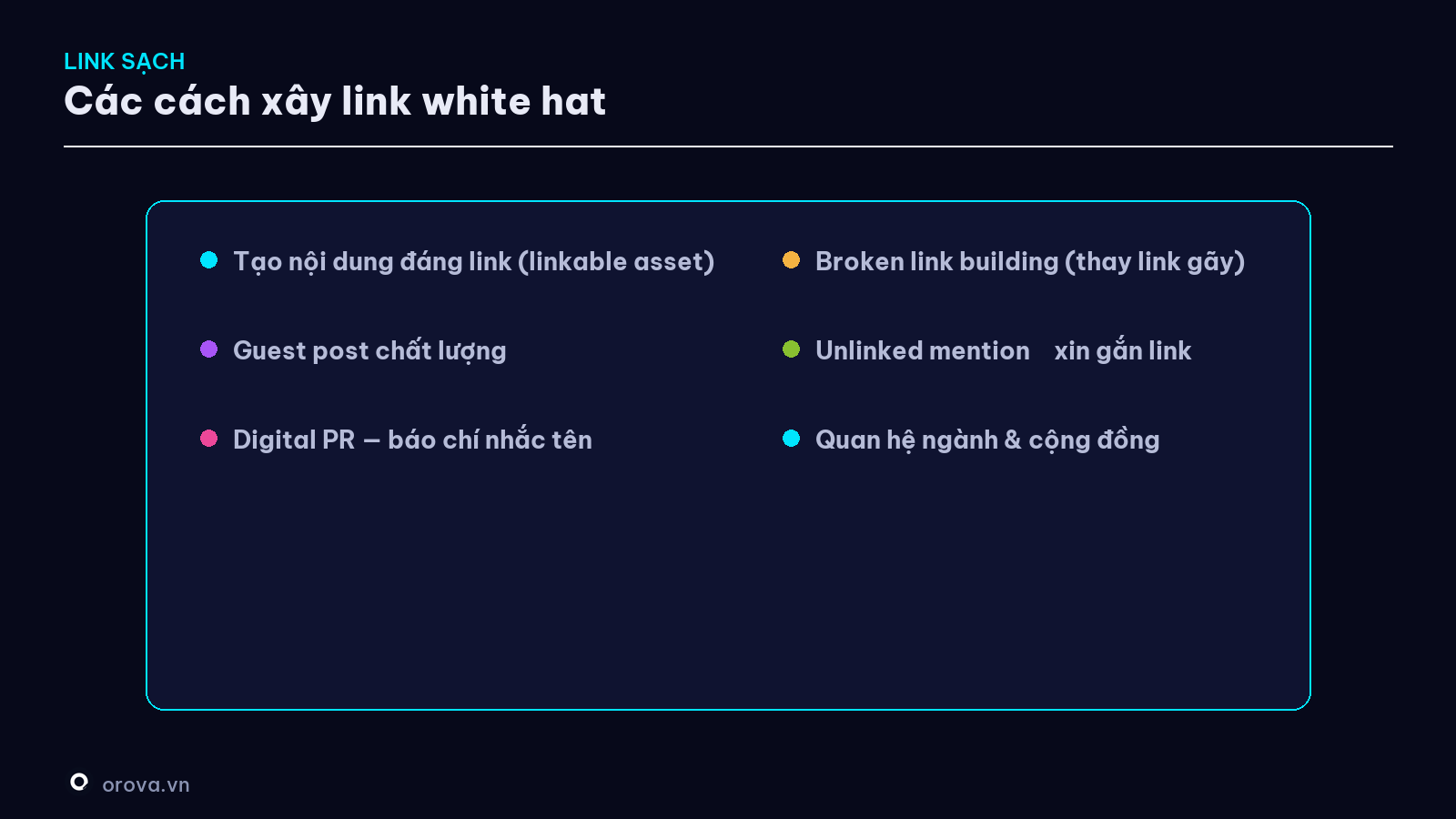 Các cách xây link sạch