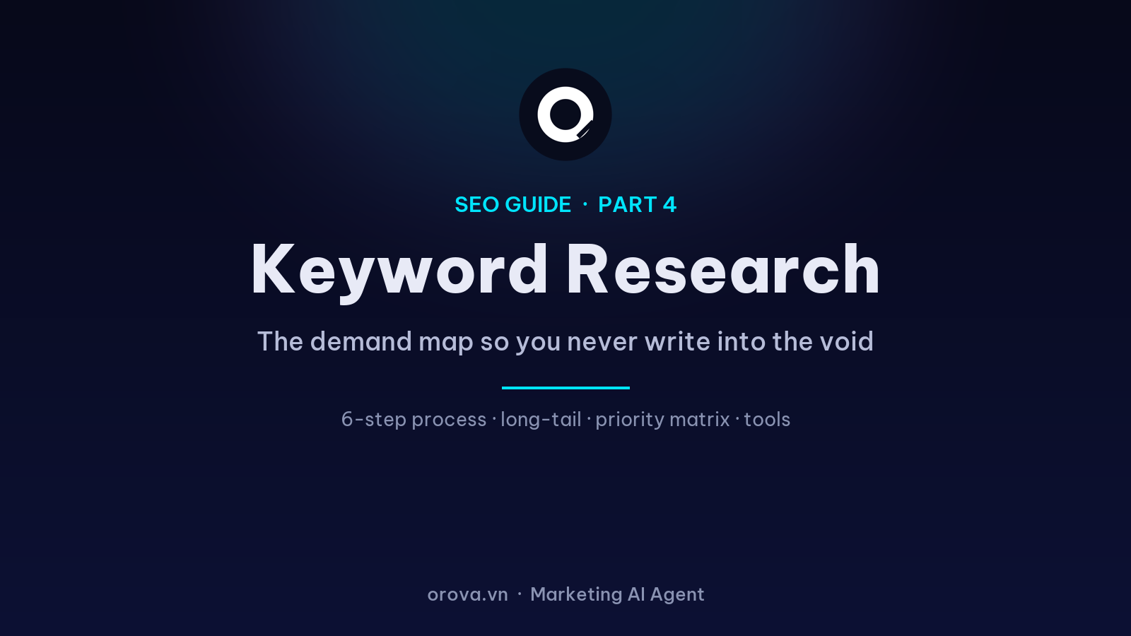 Keyword Research: Find What People Actually Type (So You Don't Write Into the Void)