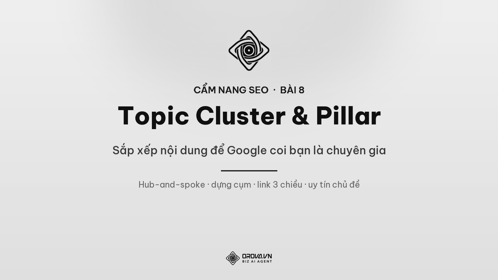 Topic Cluster & Pillar Page: Kiến Trúc Nội Dung Để Google Coi Bạn Là Chuyên Gia