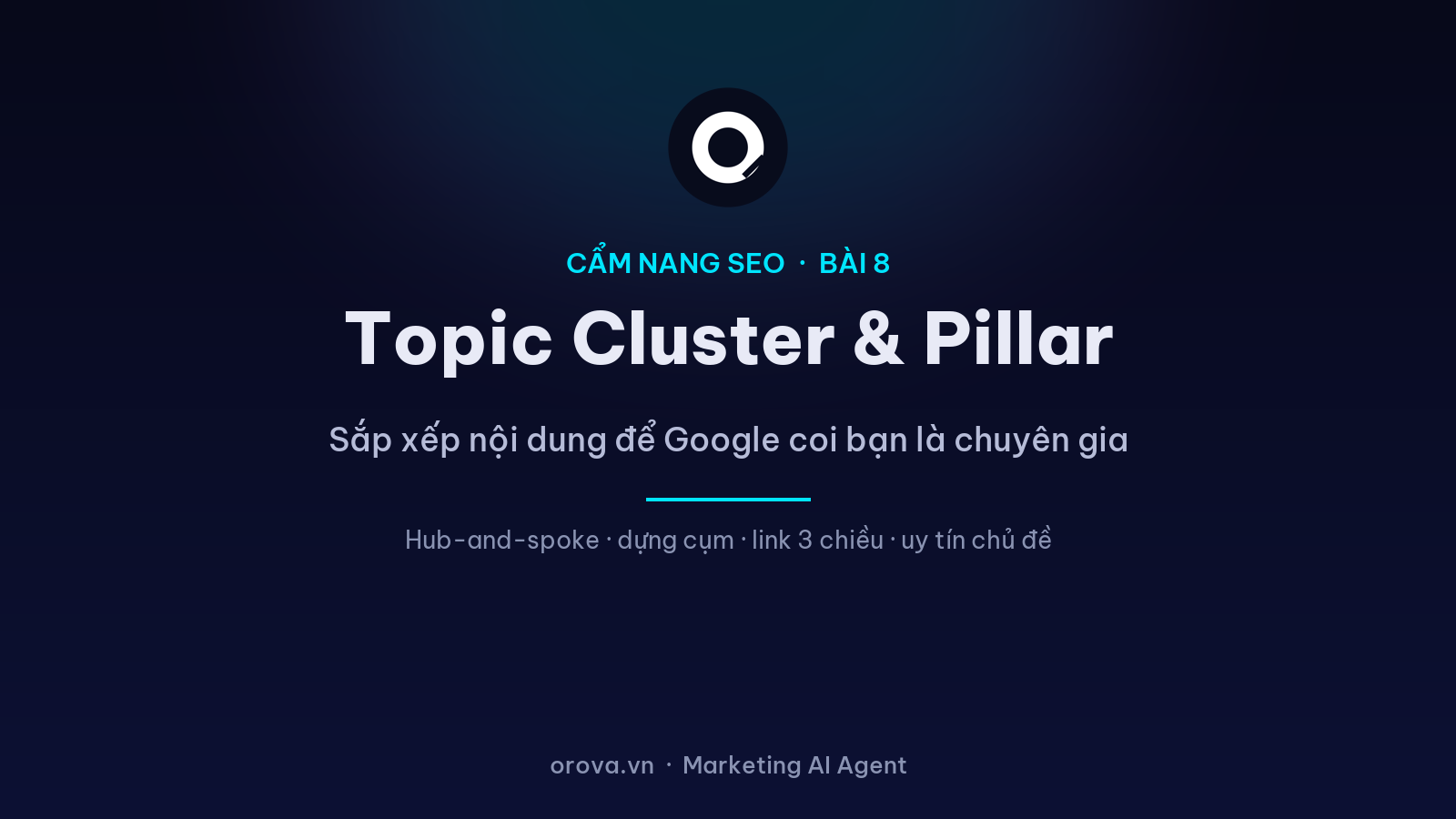 Topic Cluster & Pillar Page: Kiến Trúc Nội Dung Để Google Coi Bạn Là Chuyên Gia